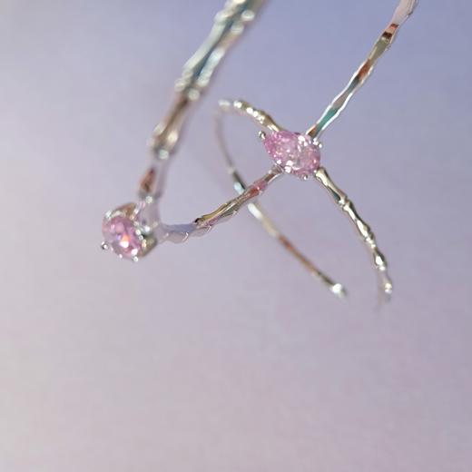 LHWINDSOR 竹叶大环Y字项链耳环套装原创新品小众网红饰品 商品图11