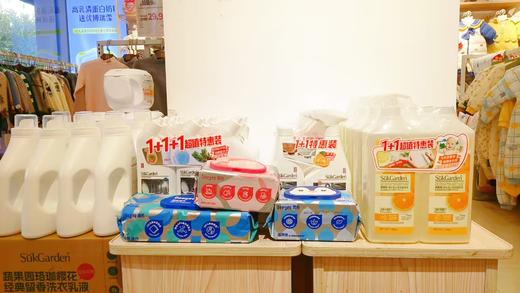 【10件家清套装】蔬果园餐具净1.28L*2瓶➕️油污净500g*2瓶➕️洁厕剂500g*3瓶➕️德佑厨房湿巾60片*1包➕️手口湿巾80抽*1包➕️湿厕纸80抽*1包 商品图1