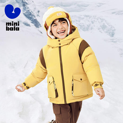 【三防透湿】迷你巴拉冬男女童插肩袖羽绒服宝宝保暖羽绒外套 商品图2