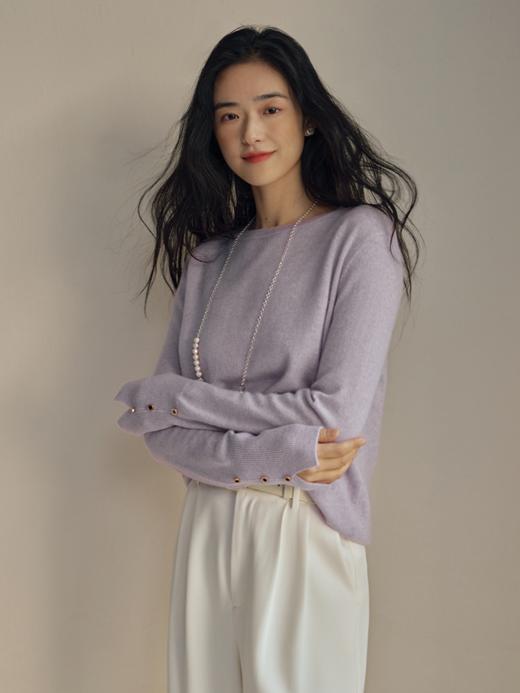 100%苏格兰邓肯羊绒圆领衫FJ27971N 商品图5