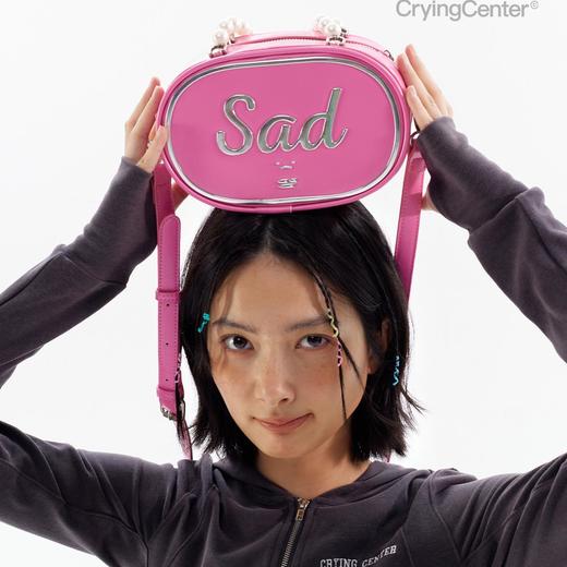 CryingCenter芭比珍珠化妆包happysad两面背芭比粉斜挎包哭喊中心 商品图0