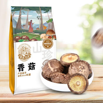 黑土优选 香菇200g 菌菇干货 羊肚菌猴头菇银耳煲汤火锅食材肉厚无根 /粮油调味 /南北干货 /菌菇干货 商品图2