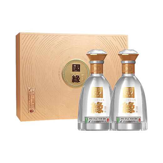 今世缘 国缘对开礼盒装 42度500ml*2瓶 商品图5