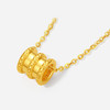 周六福黄金小蛮腰吊坠女款5d硬金定价锁骨链足金 商品缩略图1
