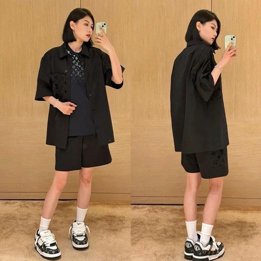 驴家 黑植绒套装•短袖（JN） 商品图2