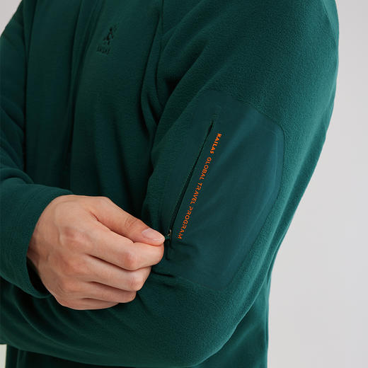 KAILAS凯乐石 户外运动 男款半开胸抓绒衣 KG2342111 商品图2