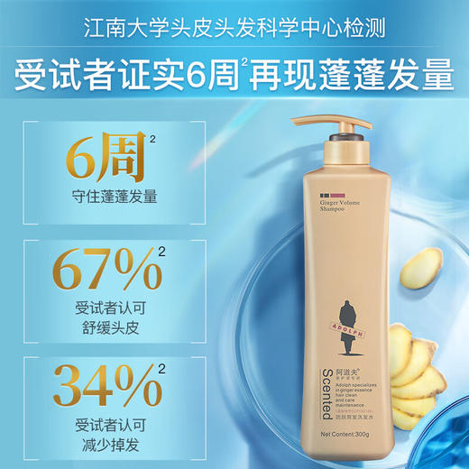 阿道夫姜护理专研洗发水(防脱育发)300ml 商品图1