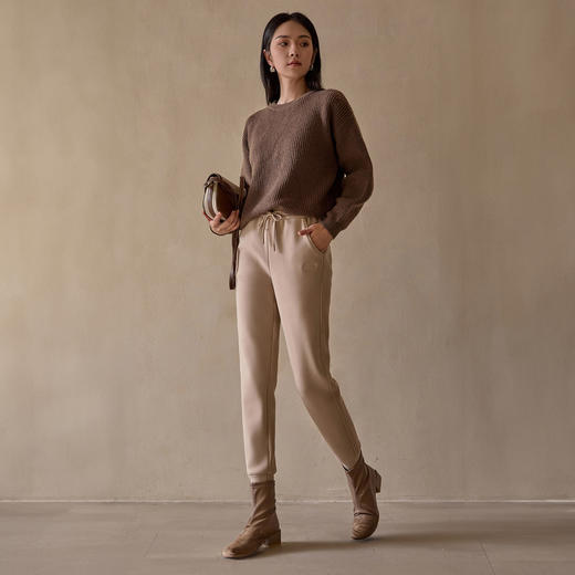 裤小仙蚕丝羊毛热皮裤 柔软舒适 双面加绒  显高显瘦 男女款 多色可选 商品图1