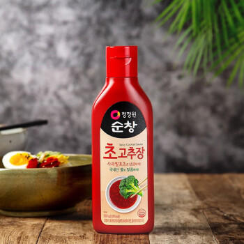 清净园韩国进口 酸甜辣椒酱 韩式辣酱石锅拌饭酱 烤肉火锅调味辣酱 300g /粮油调味 /调味品 /西式酱料 商品图2