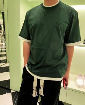 P家 假两件三角标短袖（JN）