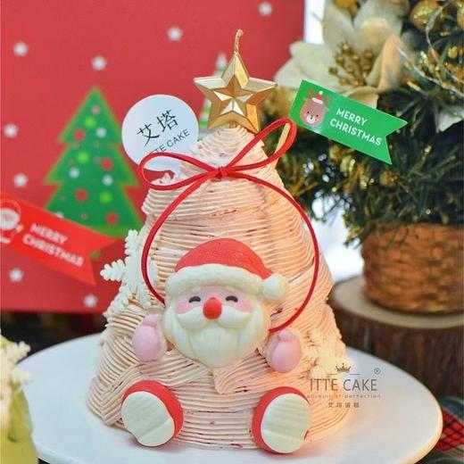 【精灵圣诞树】动物奶油、新鲜草莓+草莓酱，糯米蛋糕胚；可可爱爱的精灵圣诞树，陪你甜蜜过圣诞氛围感满满~ 商品图3