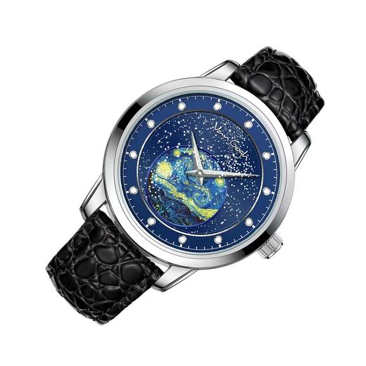 VAN GOGH 梵高 男士手表 闪烁星空小众轻奢时尚简约腕表 商品图2