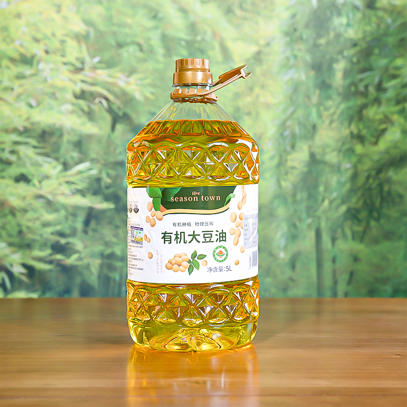 时令堂有机大豆油 5L家庭装