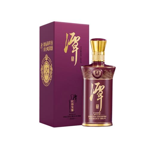 【扫码有奖】潭酒 红得发紫酱香型白酒 500ml（53度） 商品图0
