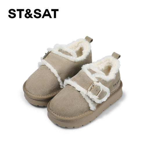 【童鞋】星期六百搭魔术贴保暖男女童棉鞋SSC419DL6X 商品图8