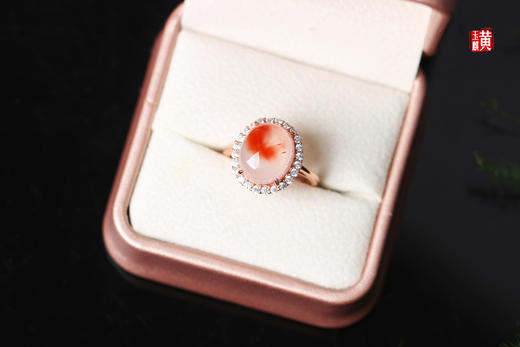 【甜宁】南红冰飘戒指 商品图4
