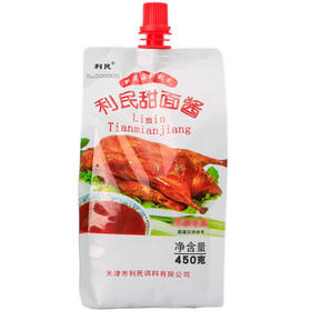 利民 甜面酱葱伴侣烤鸭蘸酱煎饼果子酱家用炸酱面酱老北京炸酱面450g /粮油调味 /调味品 /中式酱料
