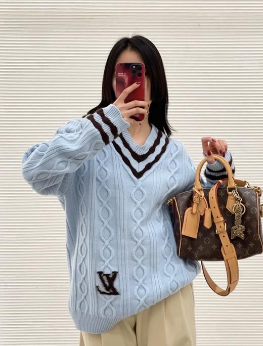 驴家 立体窗花拼色套头毛衣（JN） 商品图3