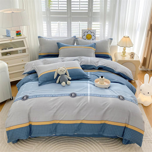 【品牌直发】加倍生活 高密全棉亲肤被套 纯色/印花可选 优选新疆棉花 多尺寸规格 商品图8