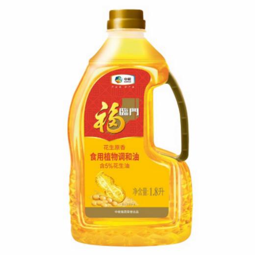 福临门花生原香食用植物调和油1.8L 商品图0