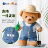 【农科站立小熊】创意毛绒小熊公仔儿童玩具服装可脱送礼礼物 商品缩略图1