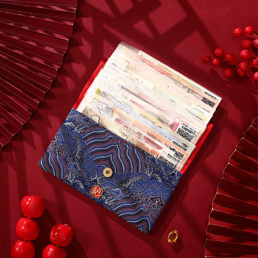 2025年金蛇衔财新年红包 | 精美布艺福袋红包，来自118国家和地区的祝福【G】 商品图9