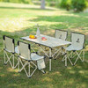 【自营】时乐鸟　轻奢桌椅五件套户外折叠椅桌子凳子 SLN-009 商品缩略图11