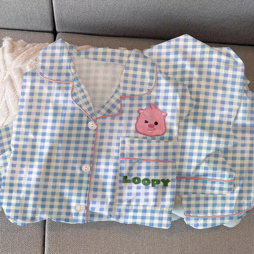 【时尚黄格子，少女心爆棚】春秋季新款黄色格子 少女凯蒂猫印花睡衣 时尚舒适长袖长裤-QQ 商品图11