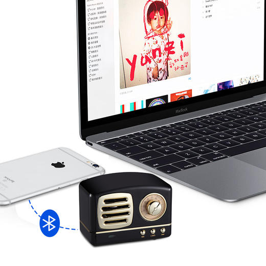 HYUNDAI-收音机便携复古怀旧迷你音箱 M11 商品图2