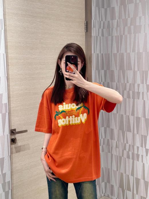 驴家 椰树提花圆领针织短袖（JN） 商品图2