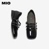 MIO米奥甜美可爱风玛丽珍鞋黑色搭扣设计粗跟单鞋M251450202 商品缩略图3