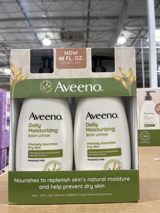 到手价259元 aveeno身体乳709ml*2瓶装 燕麦高效保湿润肤露 美国代购，无中文标签，介意慎拍 商品图2