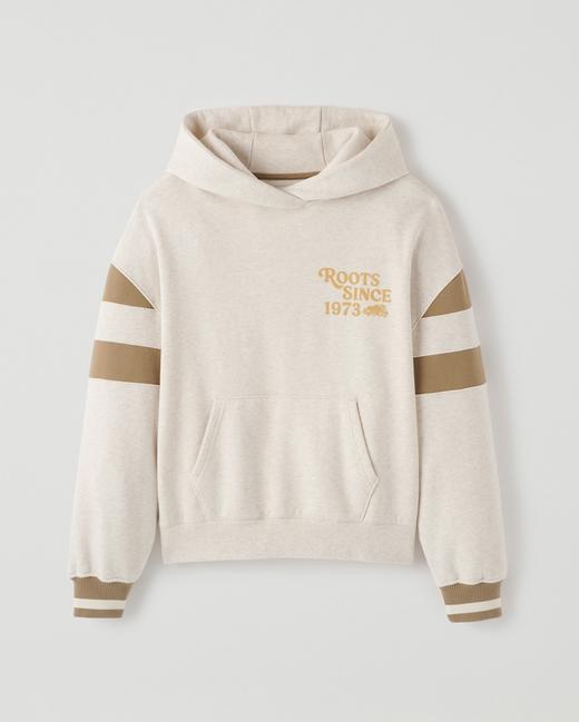 (2件9折)(多色)【Roots】CABIN拼接连帽舒适套头卫衣 女士 商品图1