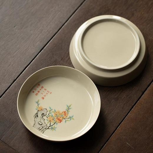 宋式草木灰清供盘果盘手绘款 商品图0