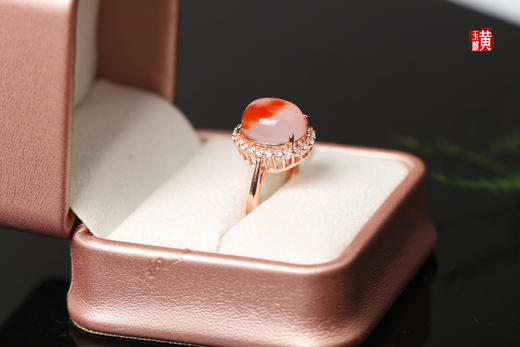 【甜宁】南红冰飘戒指 商品图3
