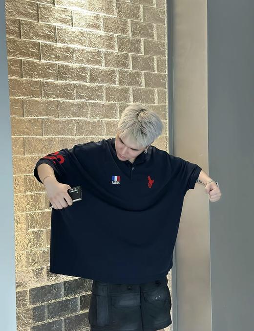 B家 新款运动宽松OS大版型POLO衫（JN） 商品图2