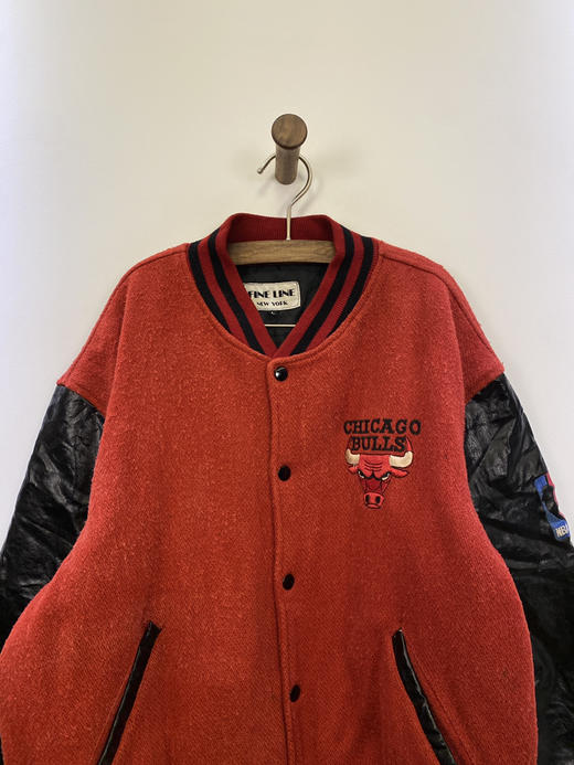 90年代 Vintage FINE LINE NEW YORK 棒球外套 校队外套 休闲外套 _CJK(L) 商品图2