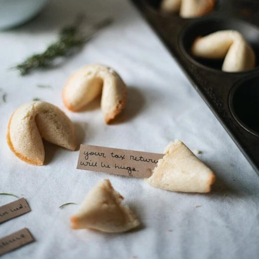 LHWINDSOR Fortune cookie饼干项链项链纤细锁骨链 商品图5