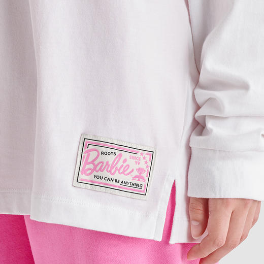 【2件9折】【ROOTS】宽松圆领长袖T恤 女士 商品图3