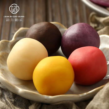 馅入糕欢牛奶桃山皮500gDIY和果子烘焙原料月饼皮馅料半成品糕点配料 /粮油调味 /烘焙原料 /烘焙馅料 商品图4