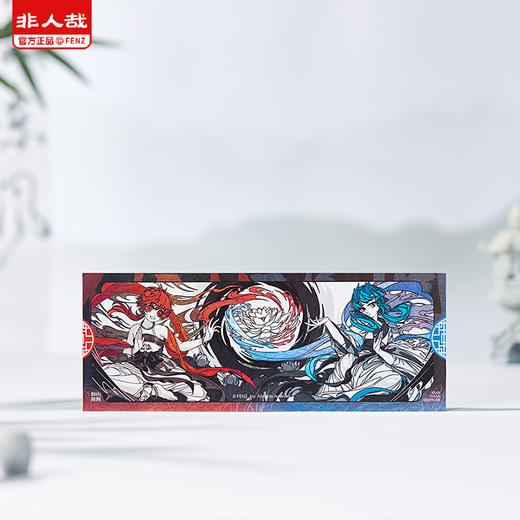 《非人哉官方店》仙山琼阁系列镭射票盲盒逆向镭射原创角色收藏卡礼物 商品图3