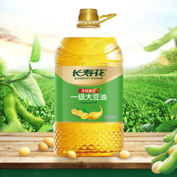 长寿花  一级大豆油5L /粮油调味 /食用油 /大豆油