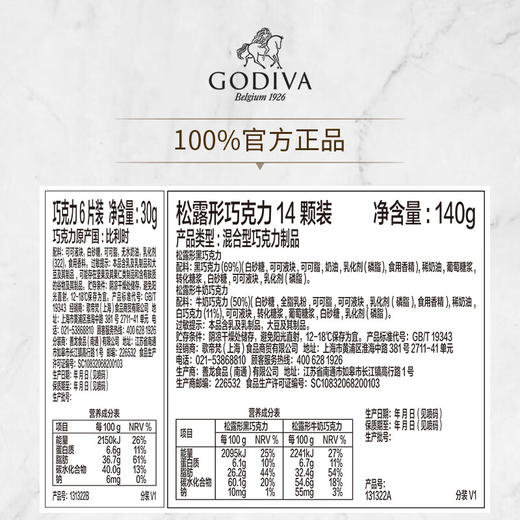 Godiva歌帝梵巧克力精选礼盒20颗装 商品图3