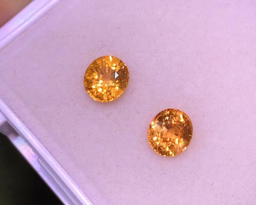 1.93ct刻面芬达裸石一对 商品图1