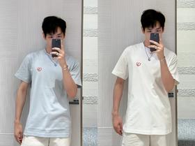 D家 七夕心形绣花短袖（JN）