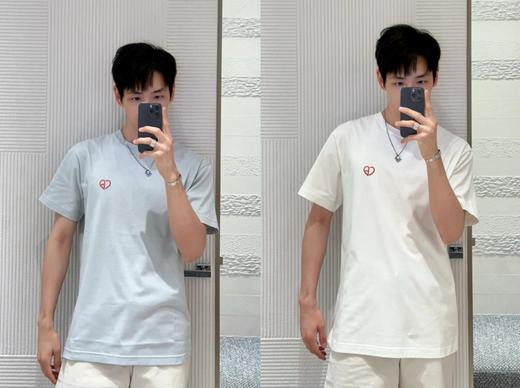 D家 七夕心形绣花短袖（JN） 商品图0