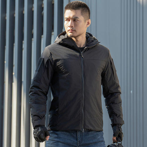 龙牙战之火狼战术连帽棉服男士舒适保暖外套 商品图0