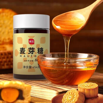 展艺正宗手工麦芽糖 糖浆饴糖糖浆搅搅糖太妃糖龙须糖烘焙原料 454g /粮油调味 /调味品 /糖 商品图2