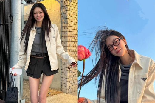 P家 三角标拉链夹克外套（JN） 商品图3