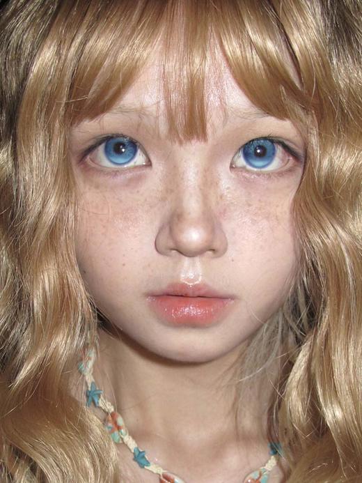 Hot girls（Hotgirl） 半年抛 美瞳 蔚海蓝光  直径14.2mm着色13.6mm 商品图4